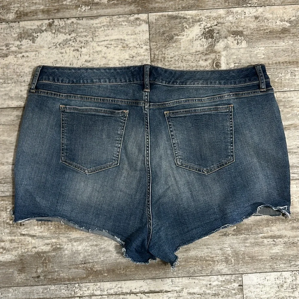 Torrid button fly jean shorts
